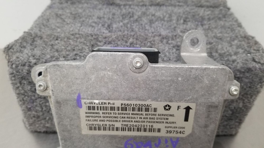 03 JEEP WRANGLER SRS CONTROL MODULE 56010300AC