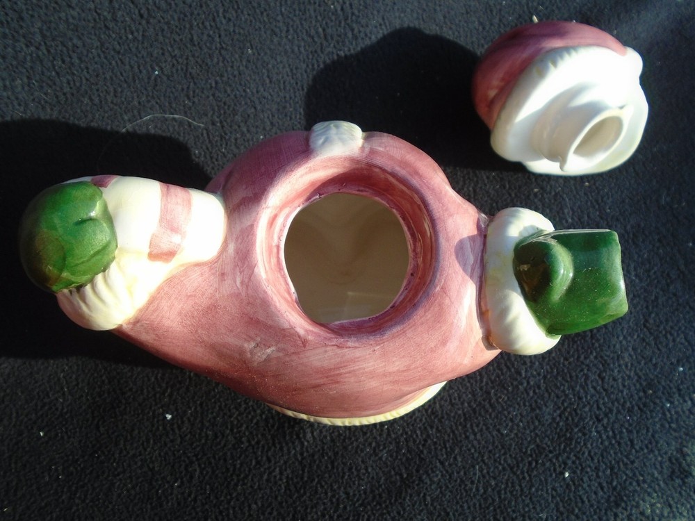 Pink Santa Teapot