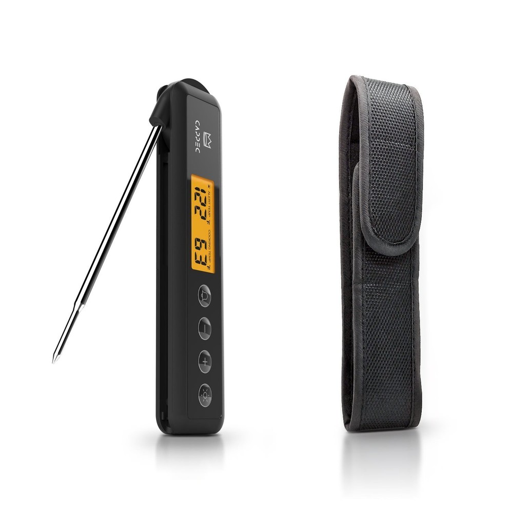 Cappec Instant Meat Thermometer With Target Setting Alert and Backlight
