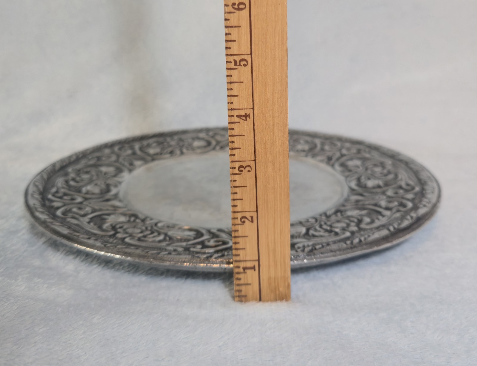 Vintage Wilton Armetale RWP Serving Bowl Tray Set Floral Scroll Aluminum USA