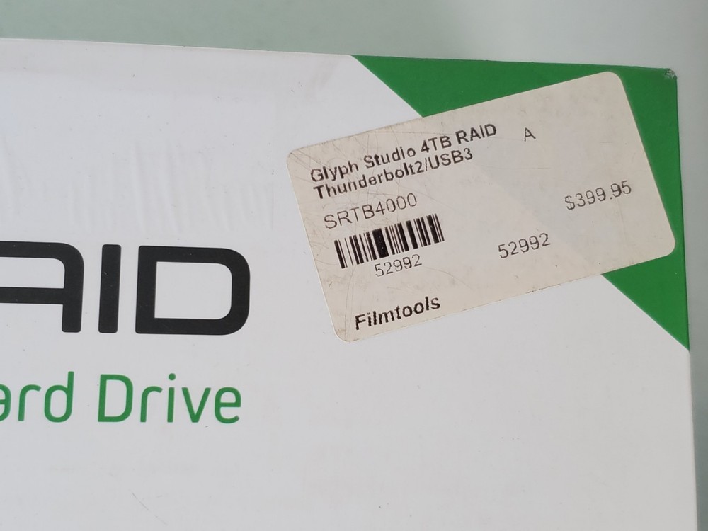 Glyph StudioRAID 4 TB 2-Bay USB 3.0/Thunderbolt 2 RAID Array #52992 tested