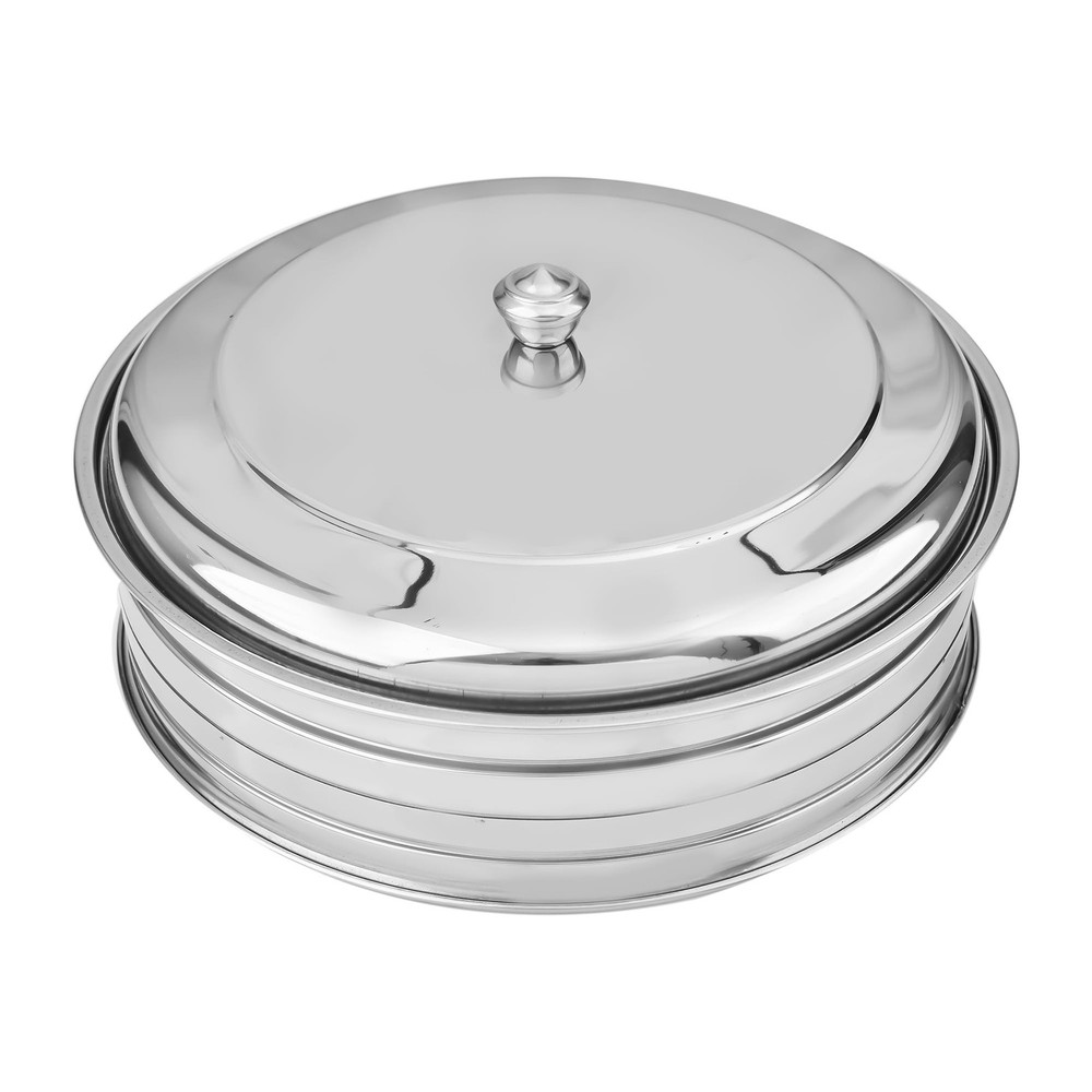 Communion Trays with Lid - Stainless Steel, Rectangular, Silver, Stackable - ...