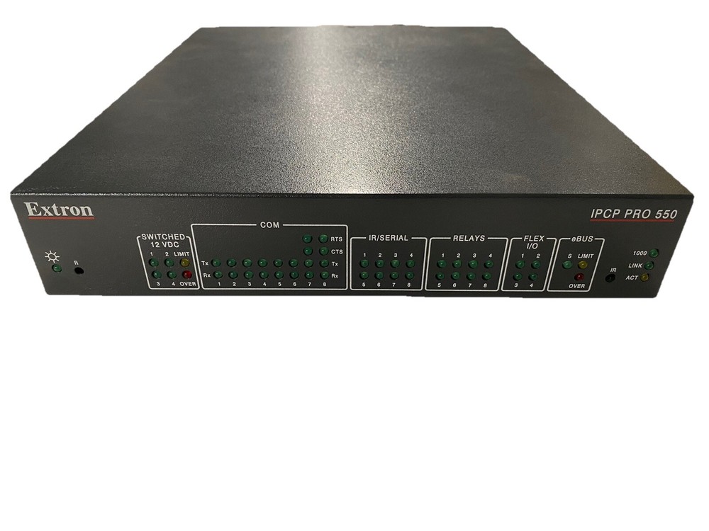 1 Extron IPCP Pro 550 - IP Link Pro Control Processor. Part # 60-1418-01