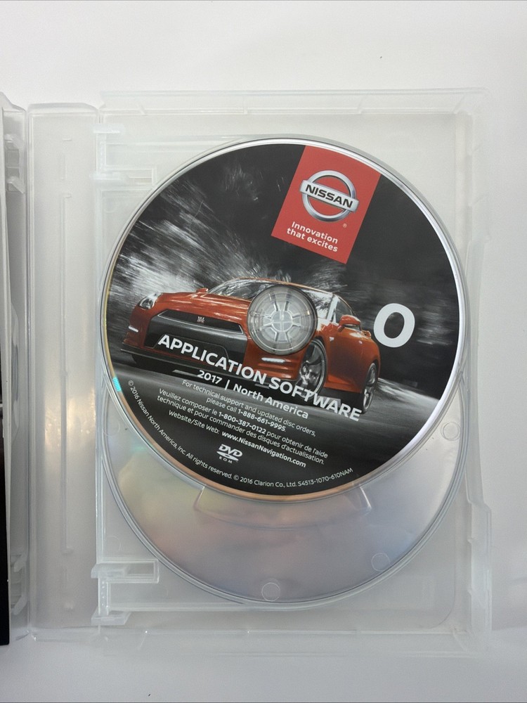 Nissan Navigation System 2017 Map Version X9 North America DVDs 5 Discs