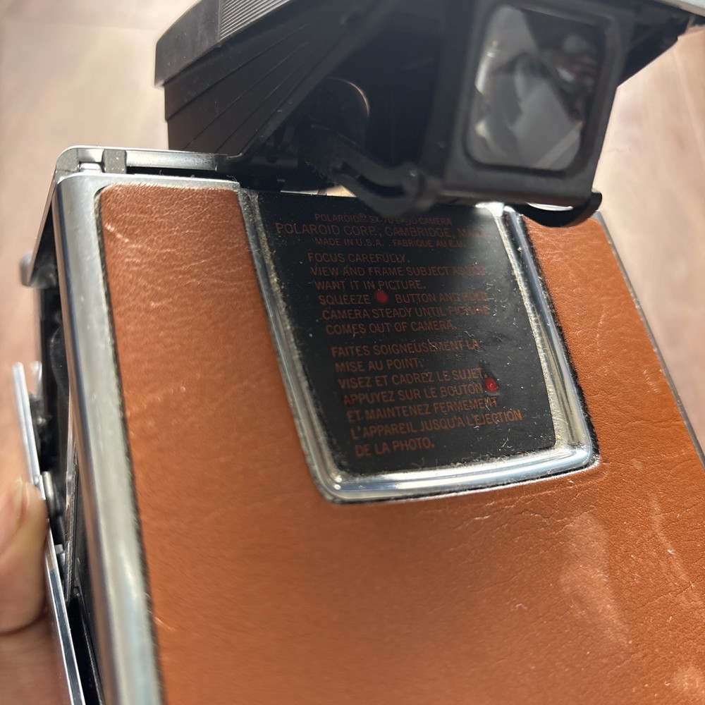 Vintage Polaroid SX-70 Land Camera, Untested