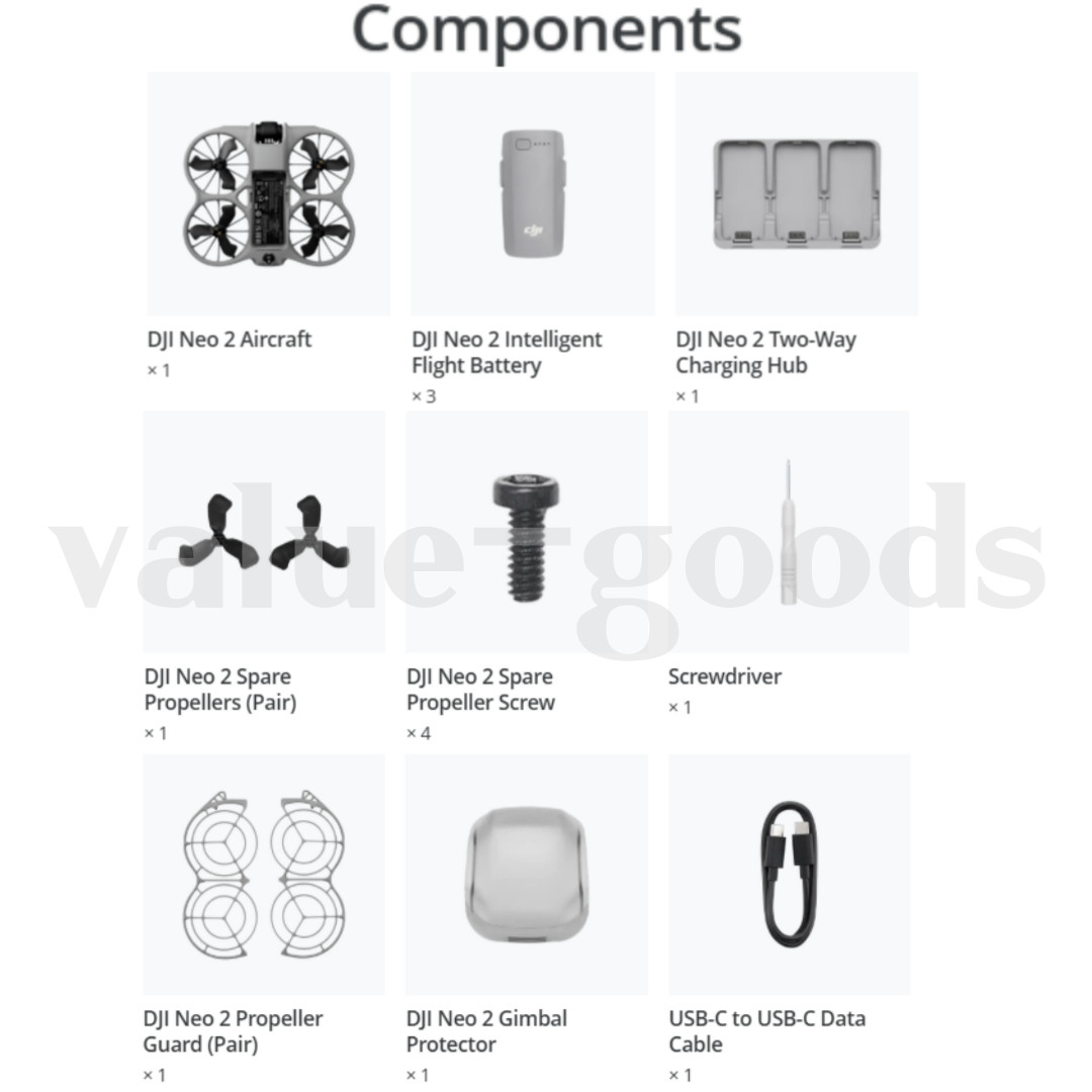 [NEW] DJI Neo 2 Fly More Combo (Drone Only) (3 Battery+Charging Stand) Camera