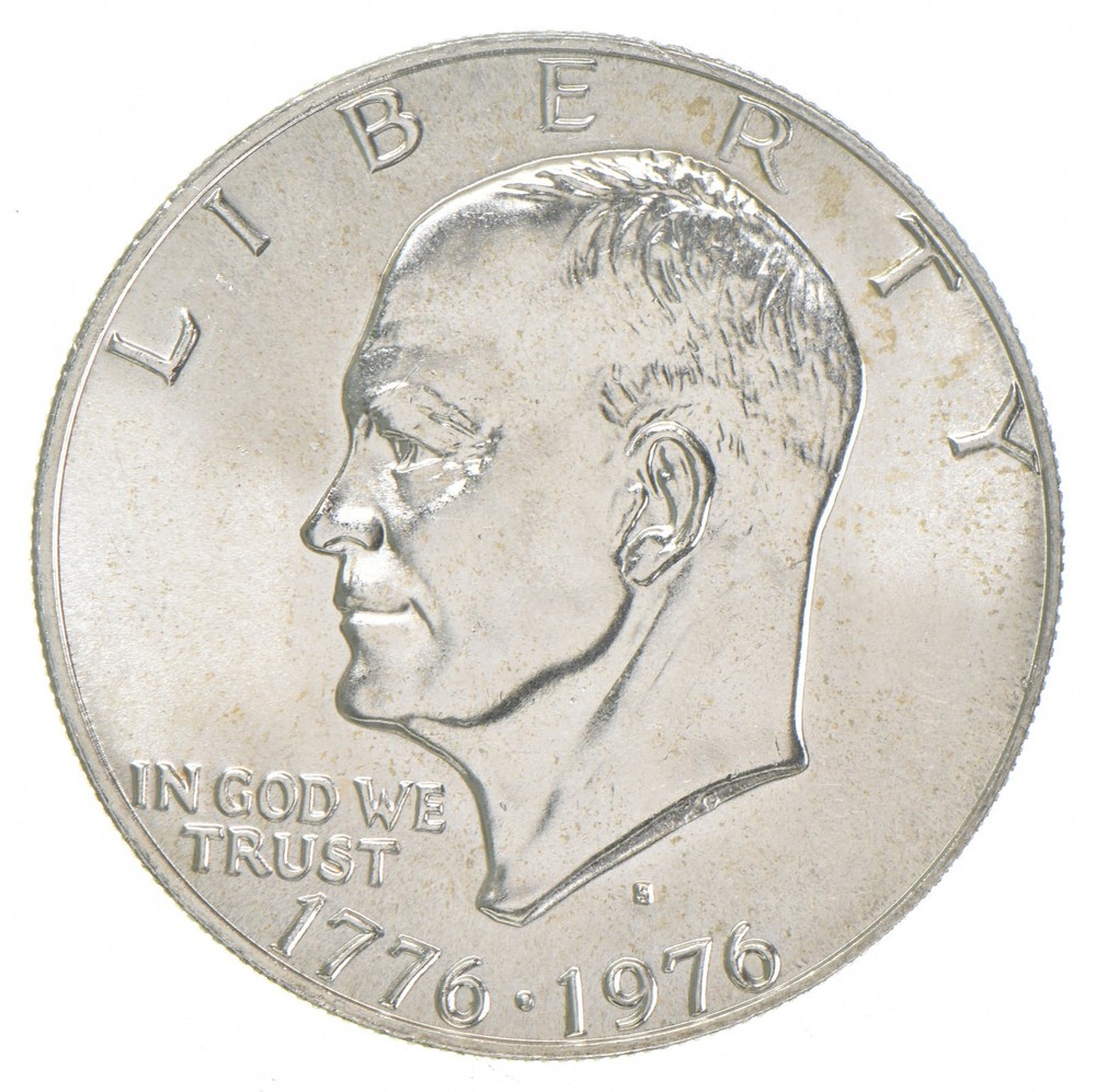1976-S Eisenhower Dollar 40% SILVER - BU Unc MS
