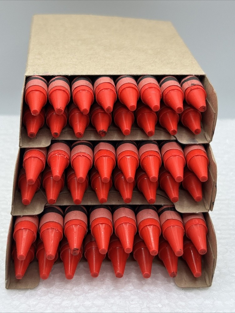 (48) Crayola Crayons (radical red) BULK