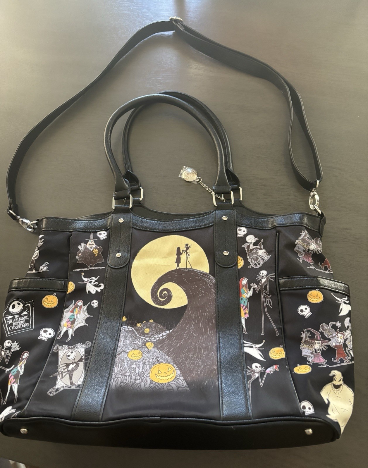 Disney The Nightmare Before Christmas Large Tote Bag & Wallet Set Black