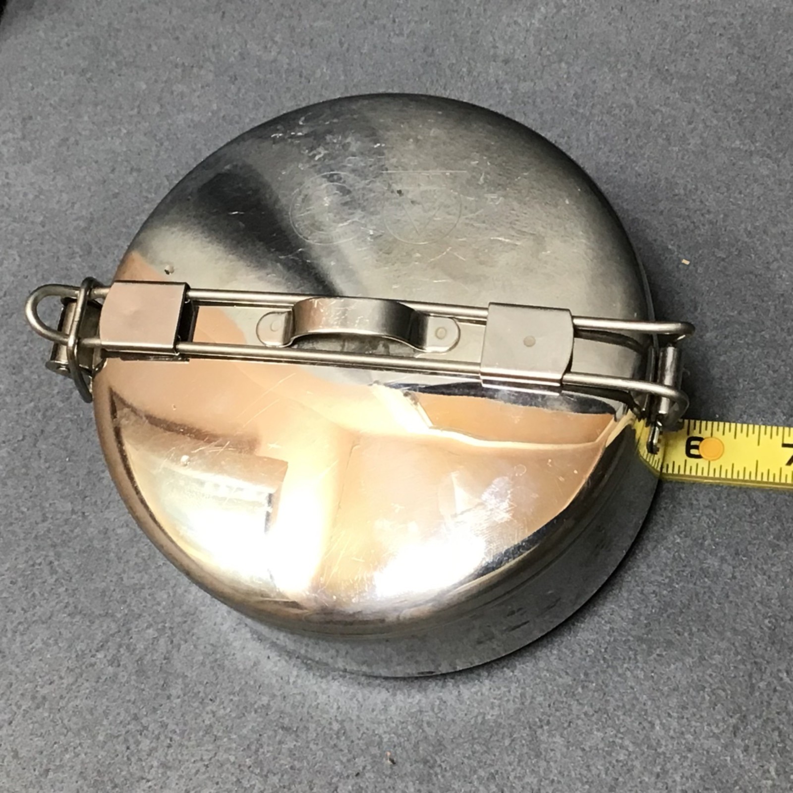 MSR Seagull Brand Stainless Steel Cook Pot With Lid & Foldable Handle 6" Diamete