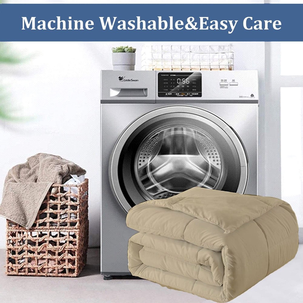 MAPLE DOWN Soft Full Size Comforter Duvet Insert-Down Alternative Comforter w...