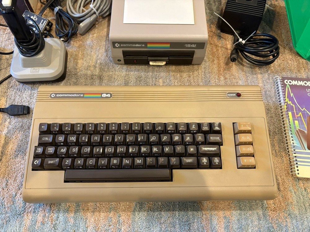 VINTAGE Commodore 64 complete system, Drive, Games, modem Fully tested working