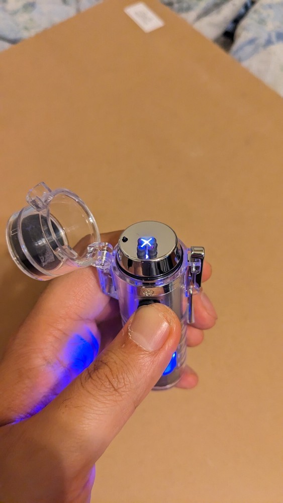 Compass Flashlight Tesla Lighter Multitool 3in1 RED