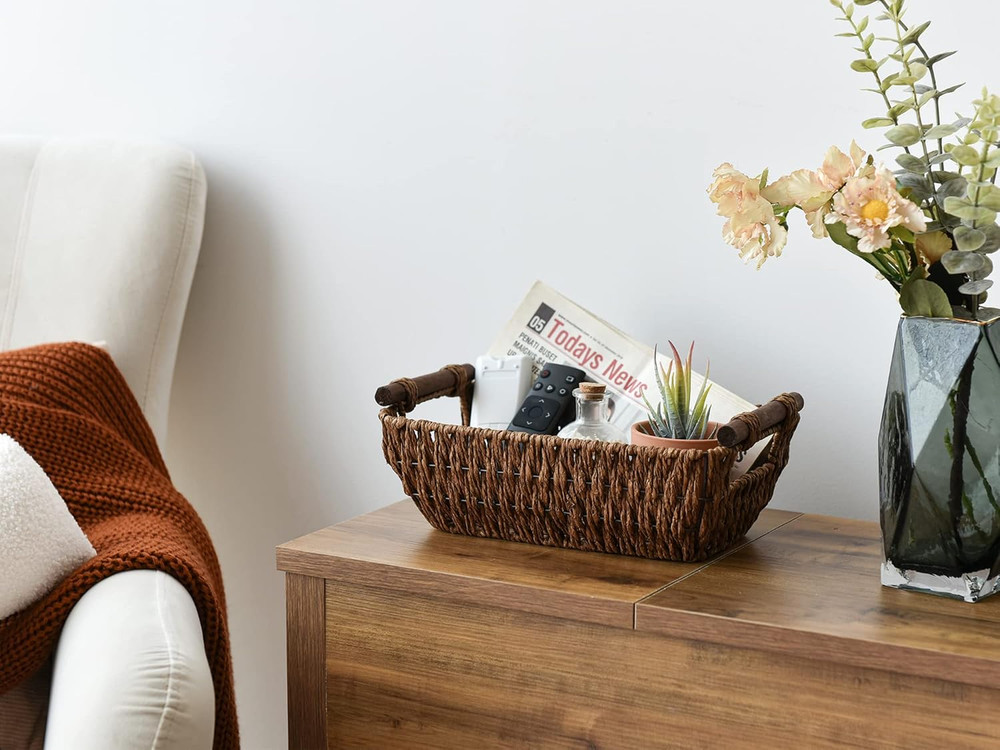 round Paper Rope Storage Baskets
