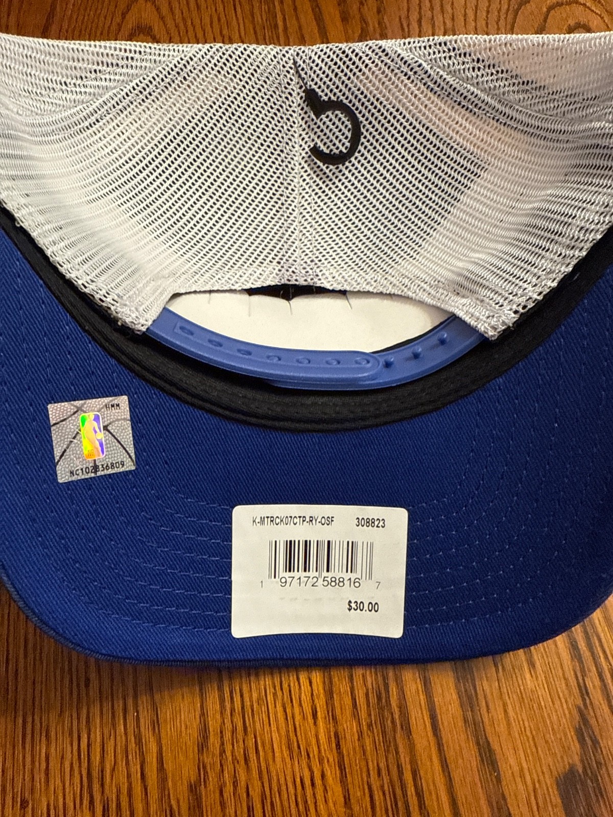 Detroit Pistons Mens Blue White Snapback hat Cap Classic Logo New Tags Nba