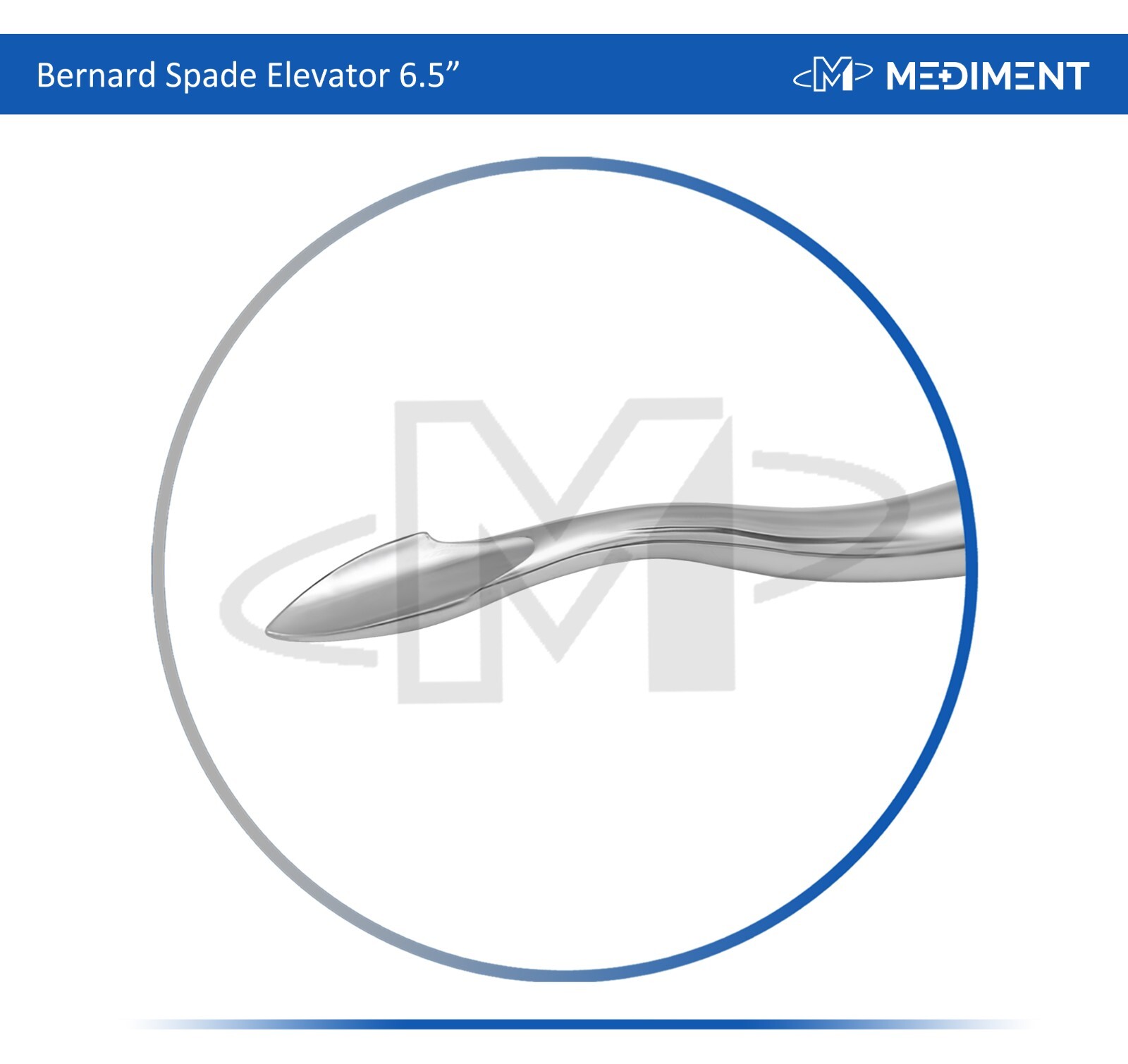 Dental Surgery Elevator Bernard Spade 6.5'' Length Root Extraction, Luxating