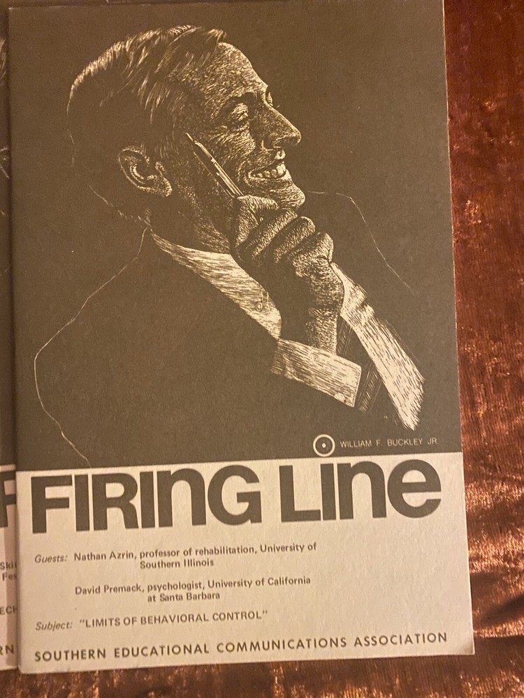 FIRING LINE Playbook Script Transcript 11 Booklets - Mint Condition 1970s