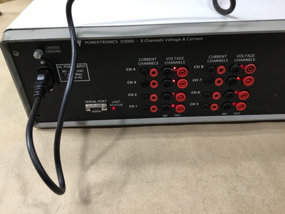 Powertronics D3000 Series Power Disturbance Analyzer #52B52PR3