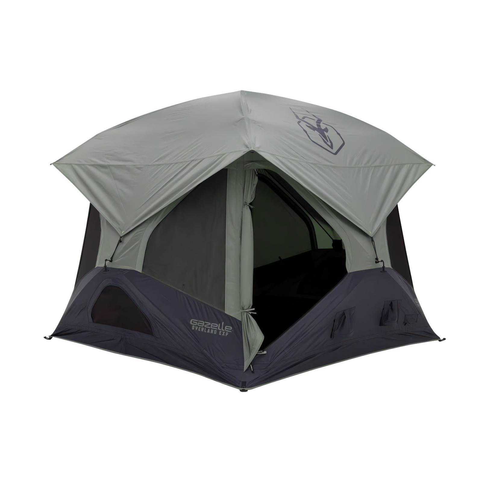 Gazelle Tents™ T4 Overland EXP Hub Tent, 4-Person, Agave Green