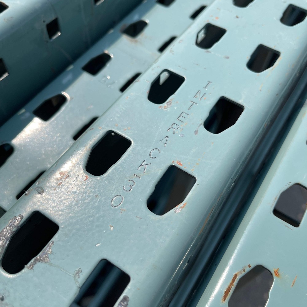 INTERACK Pallet Rack Upright Teardrop Style (Round & Angular) 192”H x 42”D (Pre-