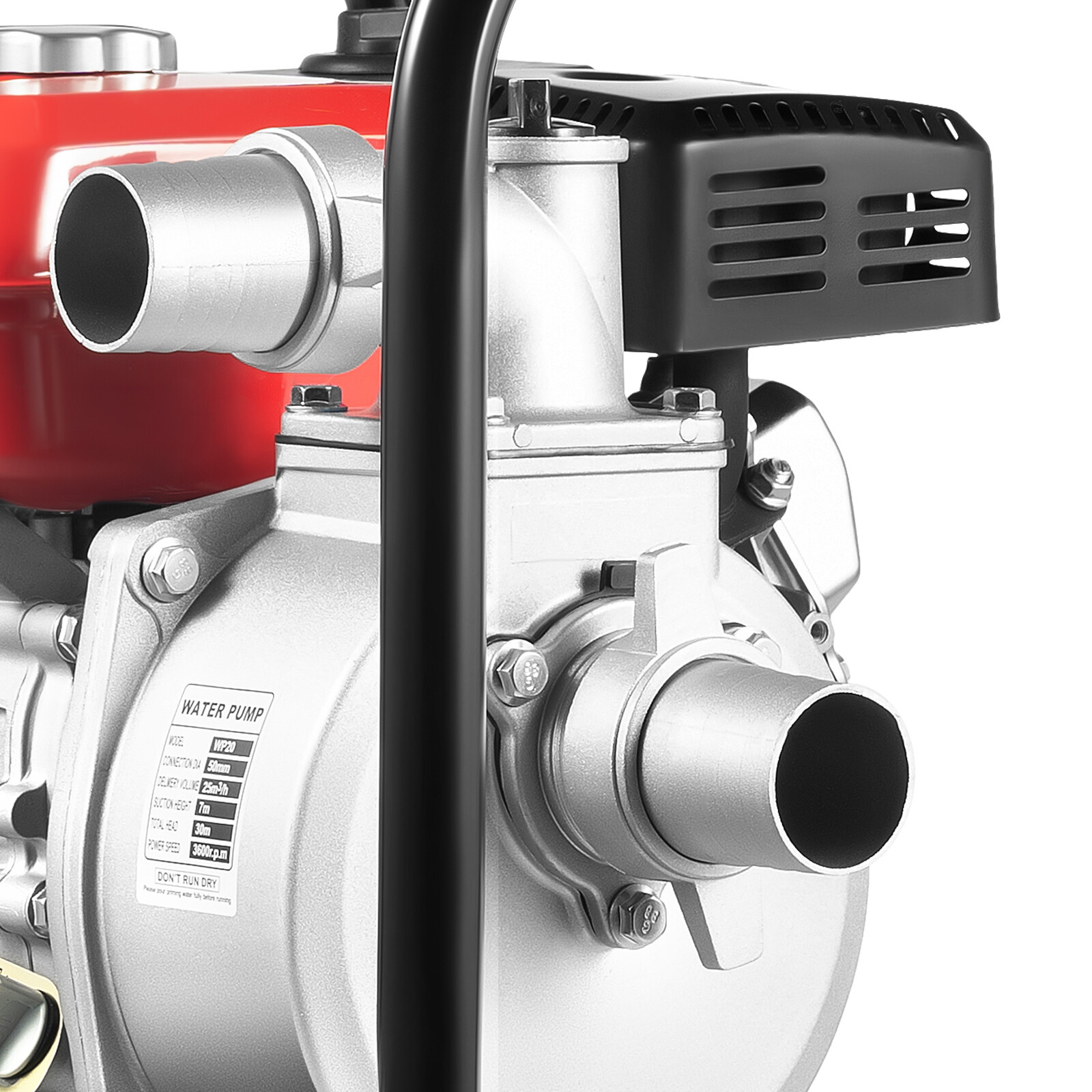 7.5 HP 2" Portable Gas-Powered Semi-Trash Water Pump Gasoline Water Pump 212CC