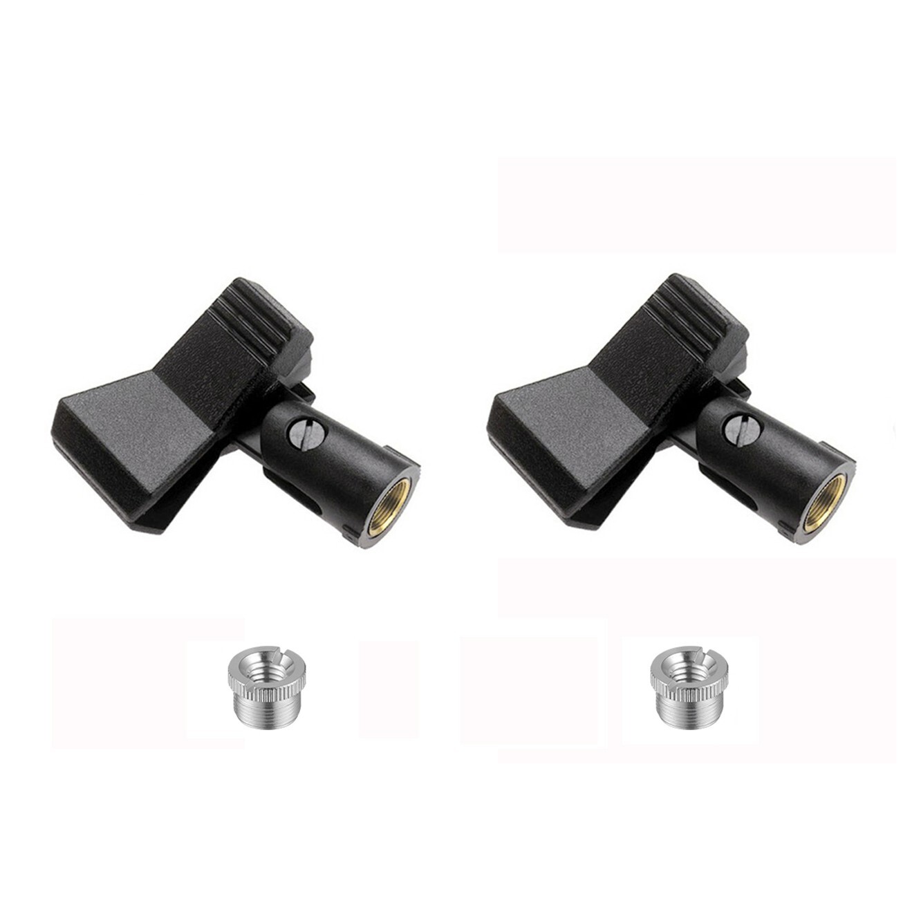 2 Pack Universal Microphone Clip Holder