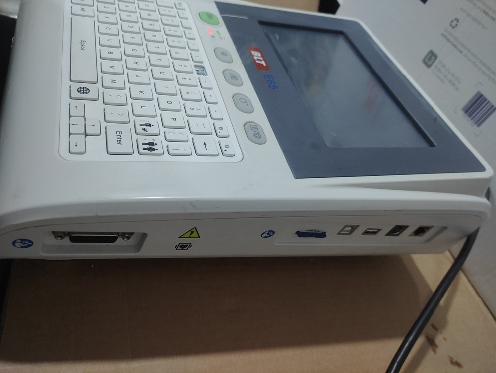 electrocardiograph Digital Biolight E65 ECG Machine 12 Channel ECG Machine