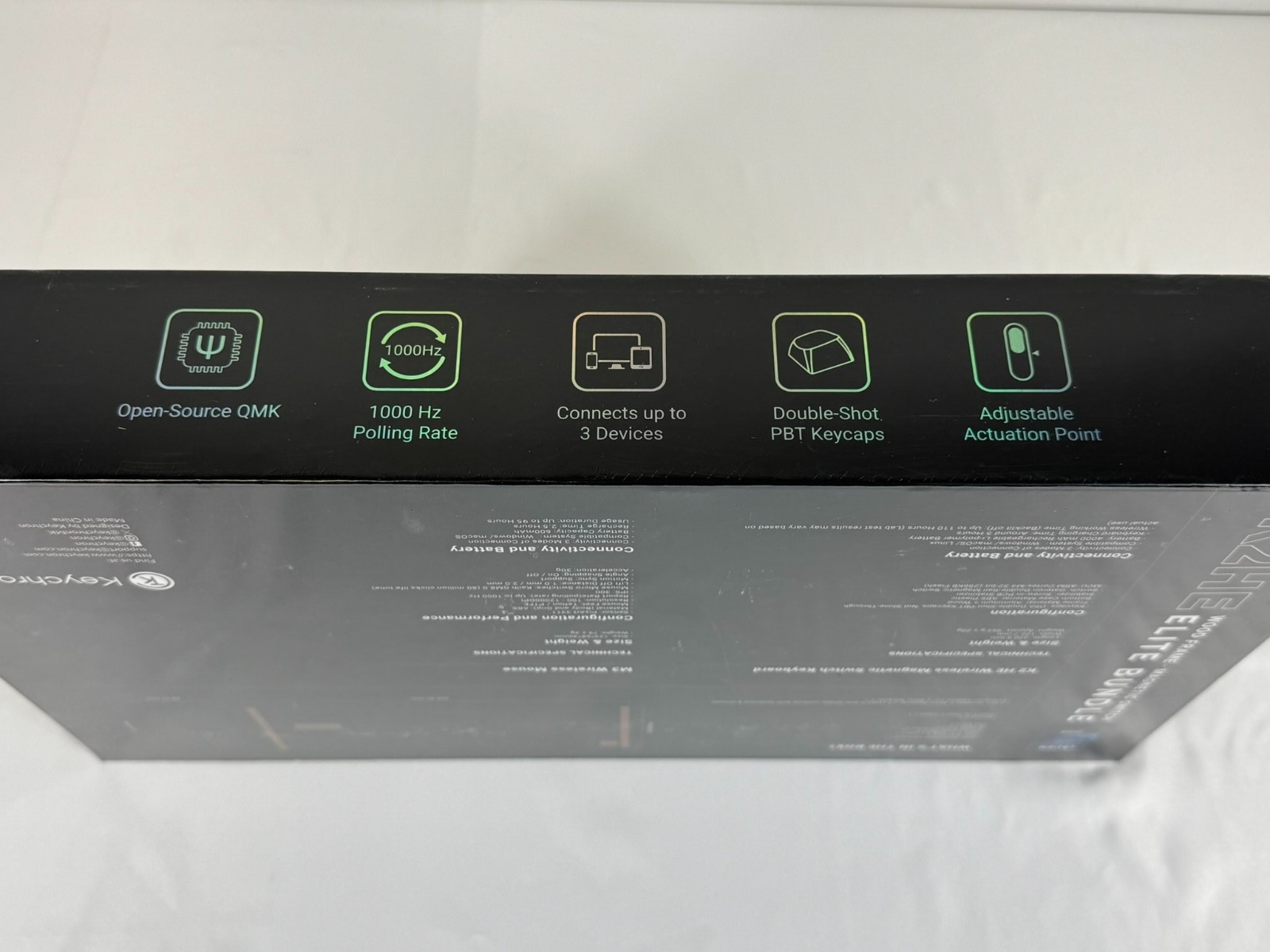 Keychron K2 HE Wood Frame Wireless Magnetic Switch Keyboard Mouse Elite Bundle