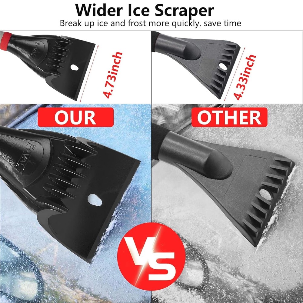 27" Snow Brush & Ice Scraper Combo 2-Pack
