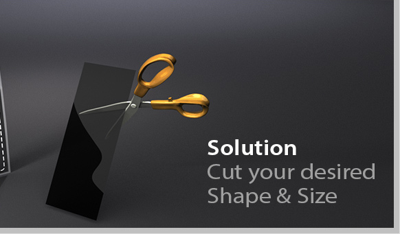 LightDims Sheet Black Out Edition Medium Size Customizable minimal Packaging