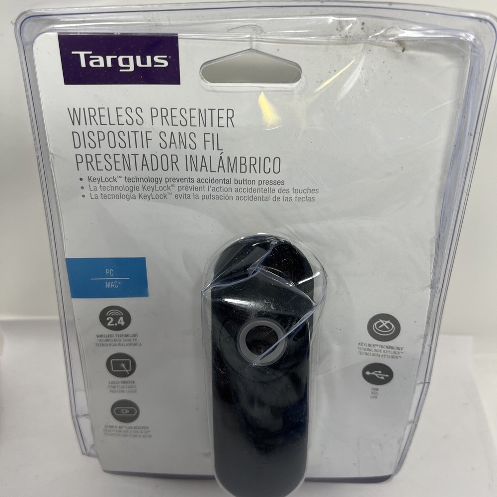 Targus Laser USB Power Point Presentation Remote / PC & Mac Compatible New