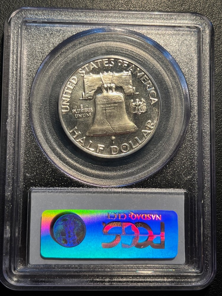 1955 Silver Proof Franklin Half Dollar PCGS PR65 - Stunning