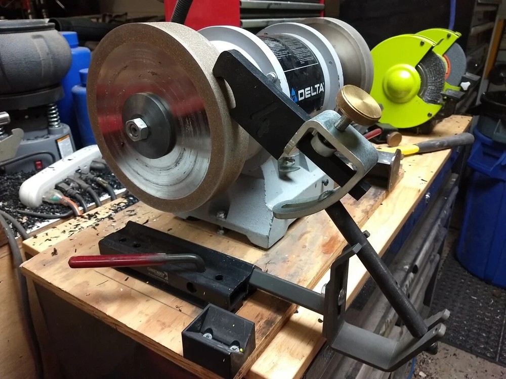 4040 Grind Set Up Blocks for sharpening wood lathe bowl and spindle gouges.