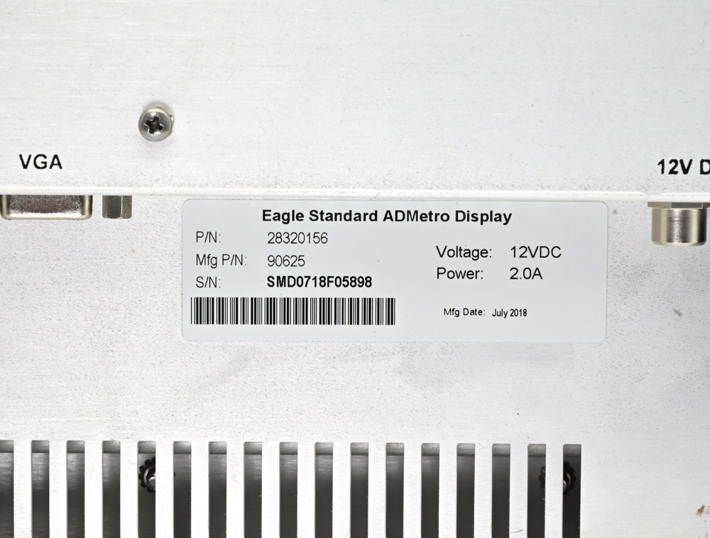 Smiths Detection Eagle Standard ADMetro HMI Display 28320156 - 2018 Model