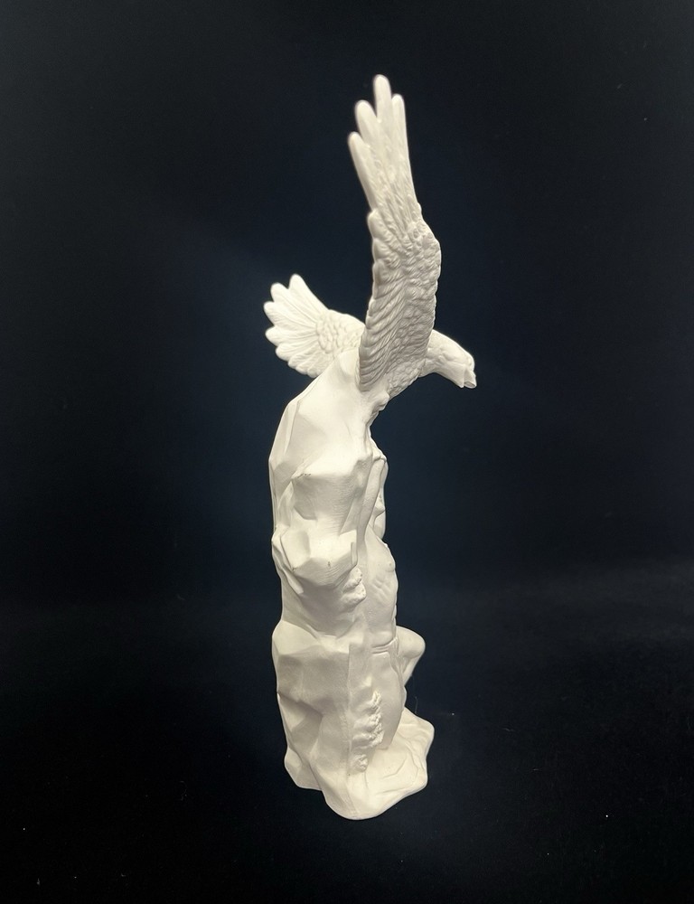 Native American Indian Eagle- Plaster Ready to Paint 9” by 6”