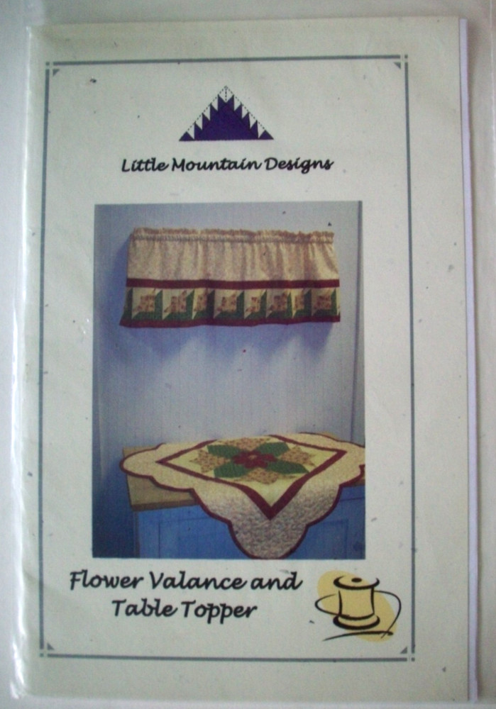 Flower Valance and table topper quilt pattern *A15