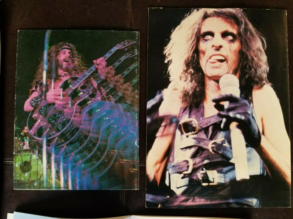 KISS World Tour 1977 Love Gun + 1977 Aerosmith, 1977 Ted Nugent, 79 Alice Cooper