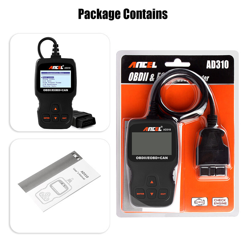 Ancel AD310 Car OBD2 Scanner Code Reader Auto Diagnostic Tool Check Engine Fault