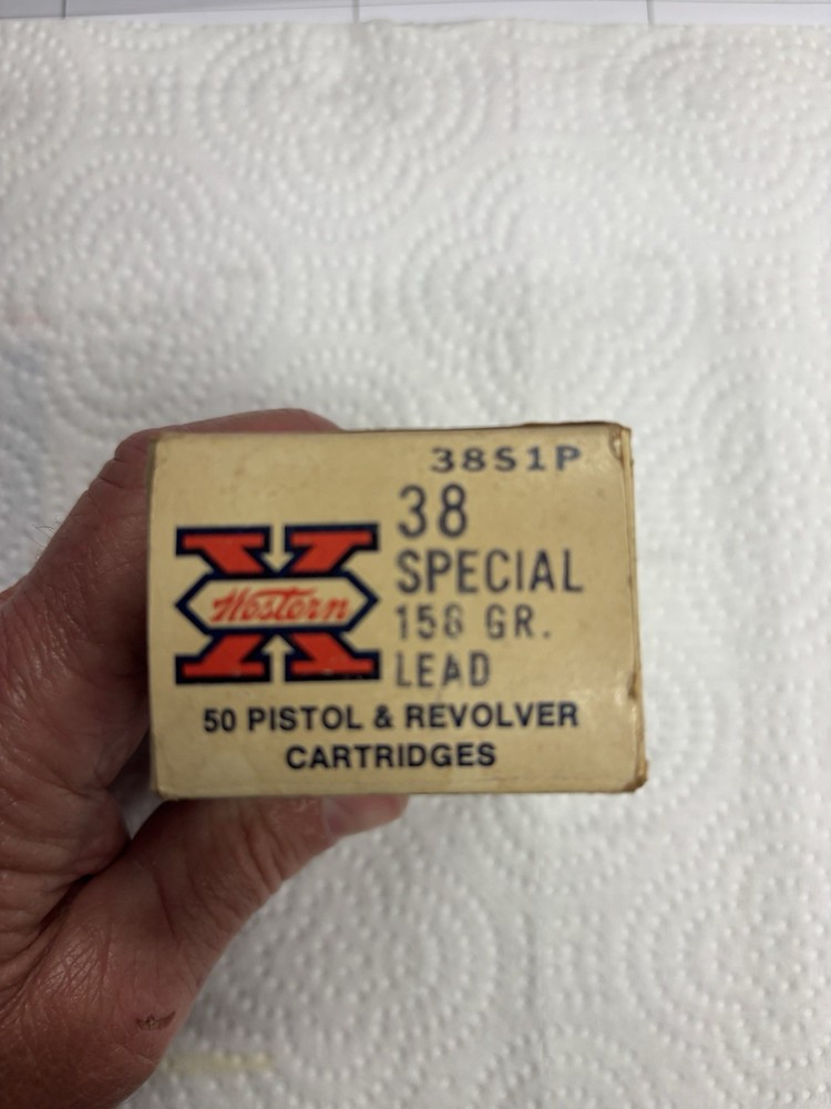 Western Vintage.38 Special Empty Ammunition Box