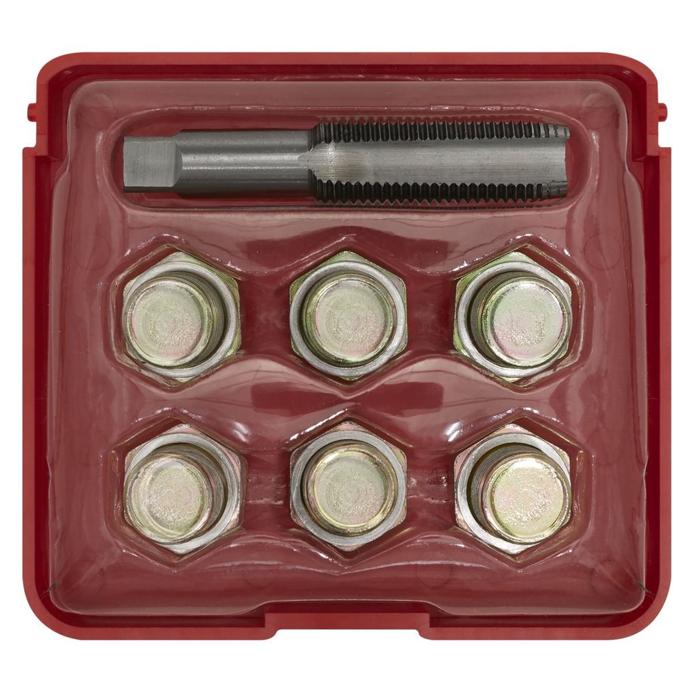 Sealey VS615 Oil Drain Plug Thread Repair Set - M15