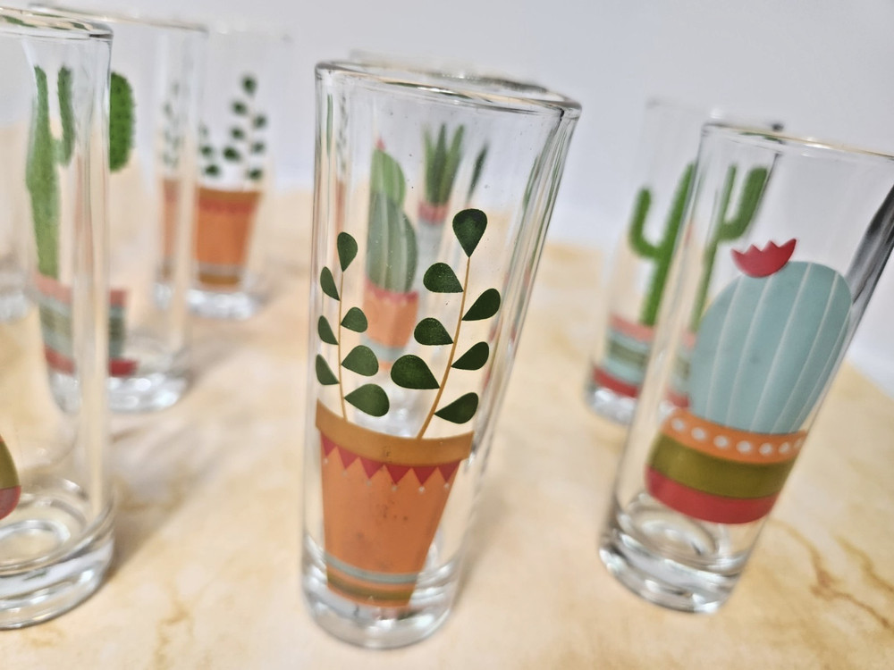 10-PK Cactus Shot Glasses