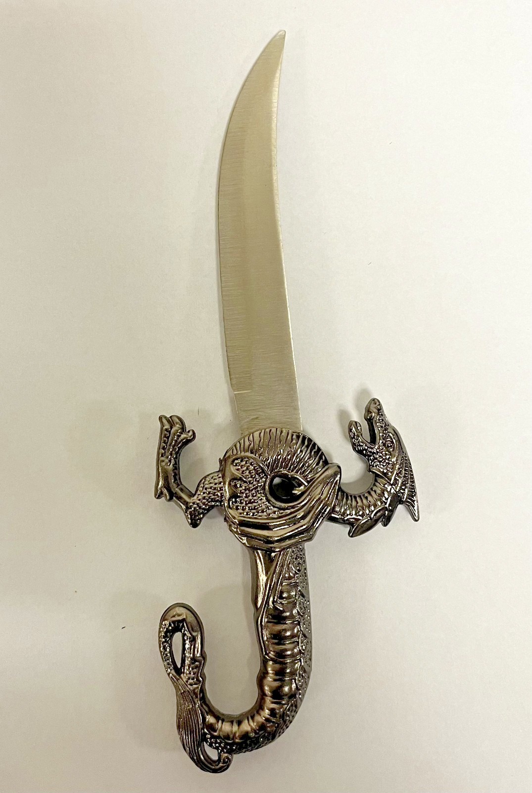 10" INLAY FANTASY DRAGON DAGGER W/ SHEATH Blade Knife Collectible Dagger Knife