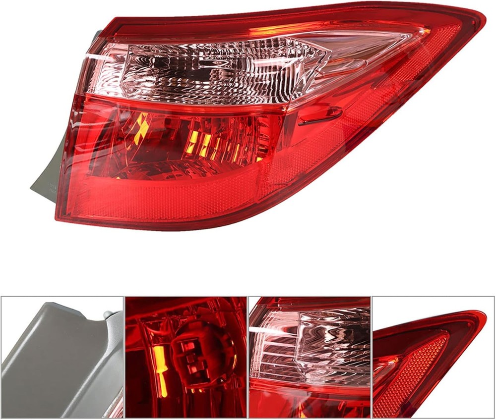 1-Pack Rear Right Tail Light Brake Lamp Assembly Replacement for Corolla 2017