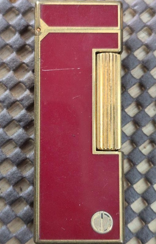Dunhill Rollagas lighter Bordeaux Gold without box