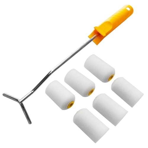Corner Paint Rollers Kit, 6 Pack Foam Roller White, Foam Corner Paint Roller