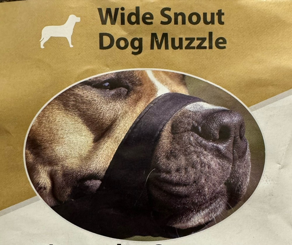 Wide Snout Dog Muzzle, Size M