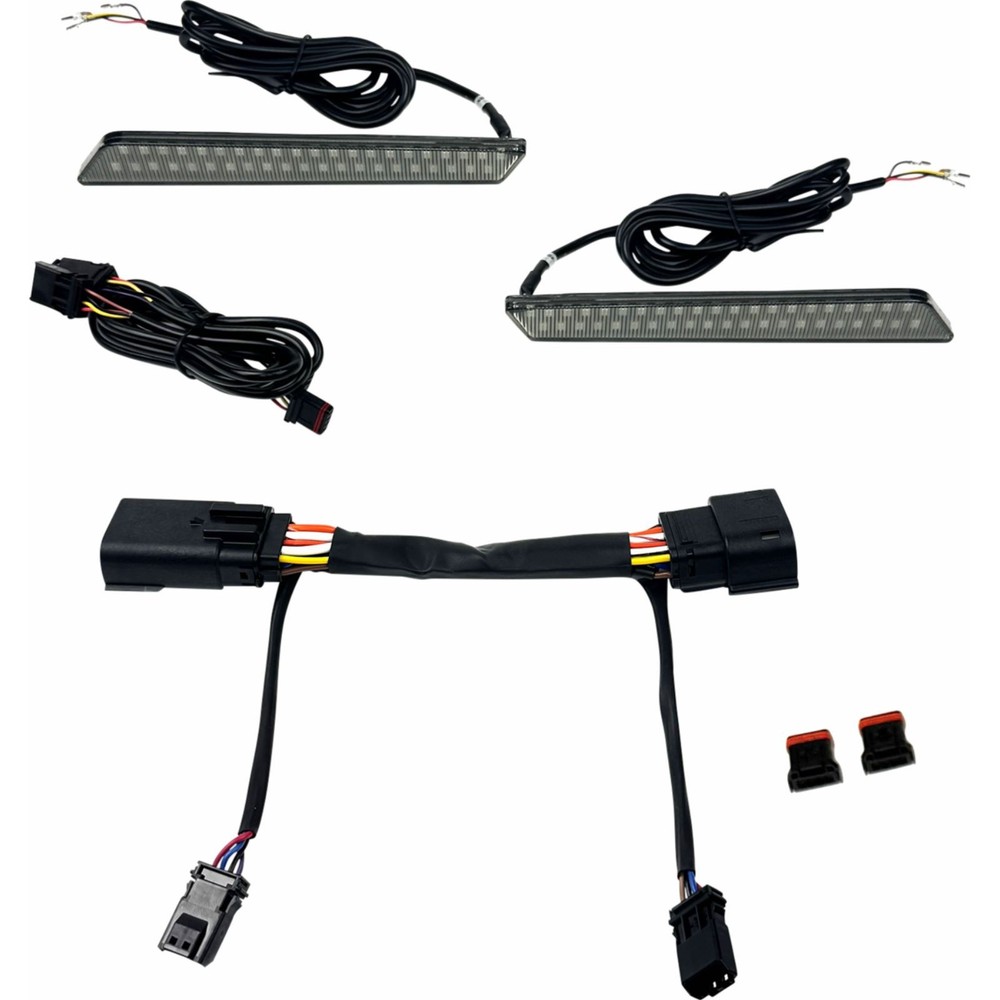 Custom Dynamics LED Latch Lights - Saddlebag - Smoke Lens CD-LATCH-23-S