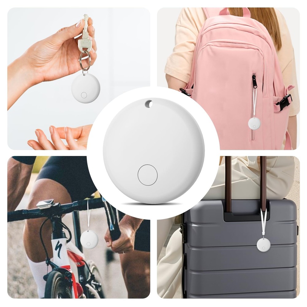 Tracker Tags - 4 Pack for Andriod and 2pcs Extra 2032 Batteries, Bluetooth + ...