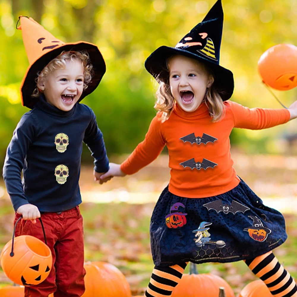 Halloween Buttons for Crafts - 200 Pcs Shape, Multicolor