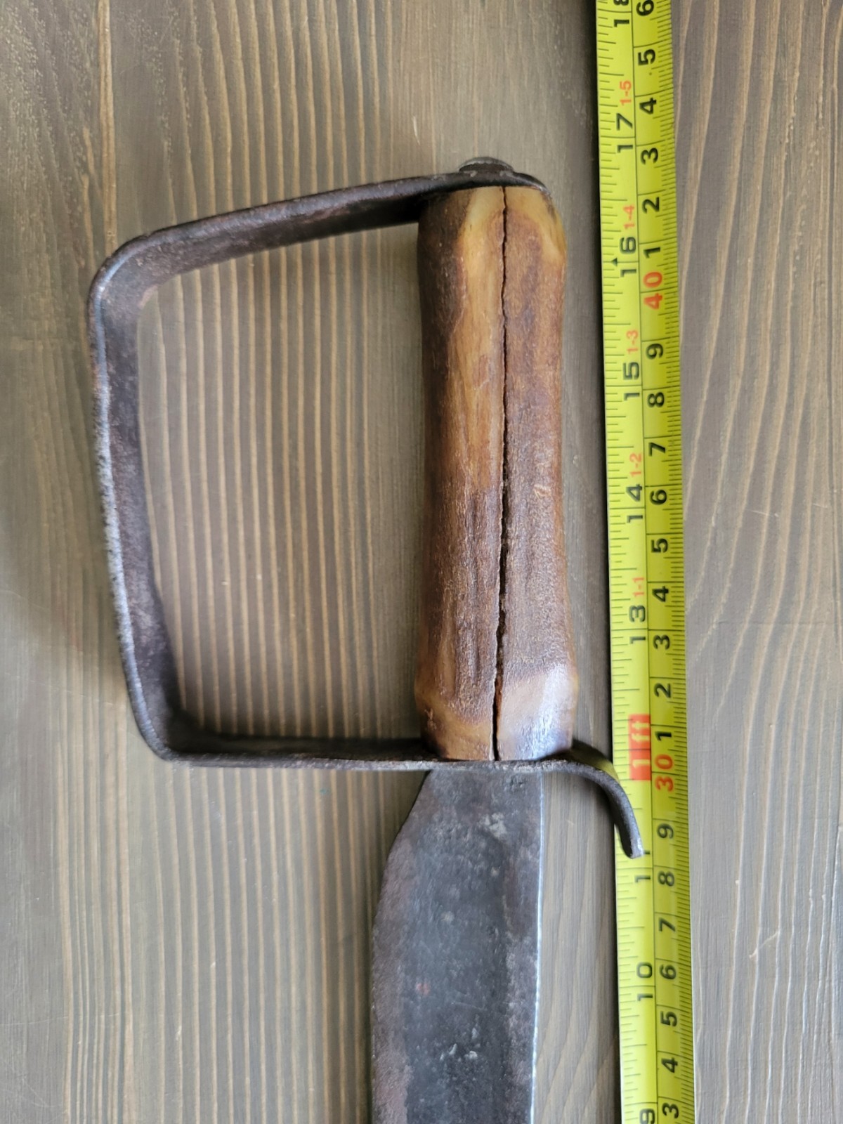 Civil War Confederate Field Made D-Guard Bowie Knife, Used